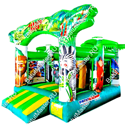 Коммерческий надувной батут "Национальный парк" 4*3*3 м