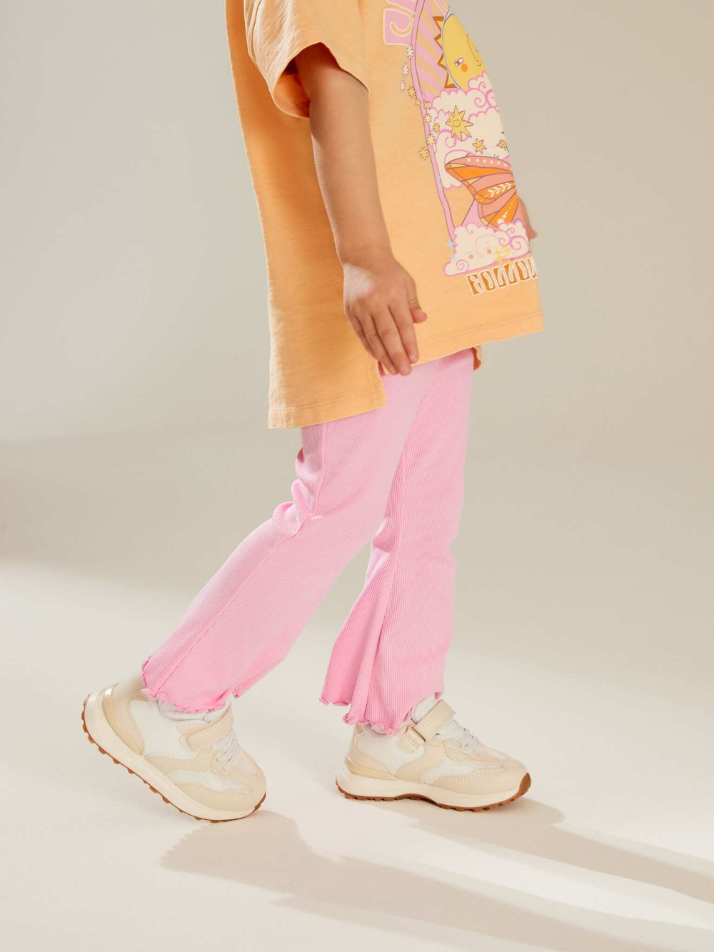 Легинсы-клеш для девочки Next 979-789, Розовый