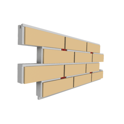 Клинкерная Термопанель 0,33 М2 Союз Krem