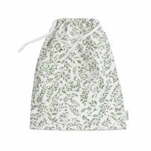 Экомешочек из льна и хлопка "Листочки", 25х33 см