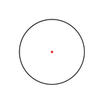 Прицел коллиматорный Р 1*42 Dot 2MOA ласт. хвост