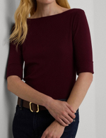 Блузка LAUREN RALPH LAUREN - бордовый(200654963)