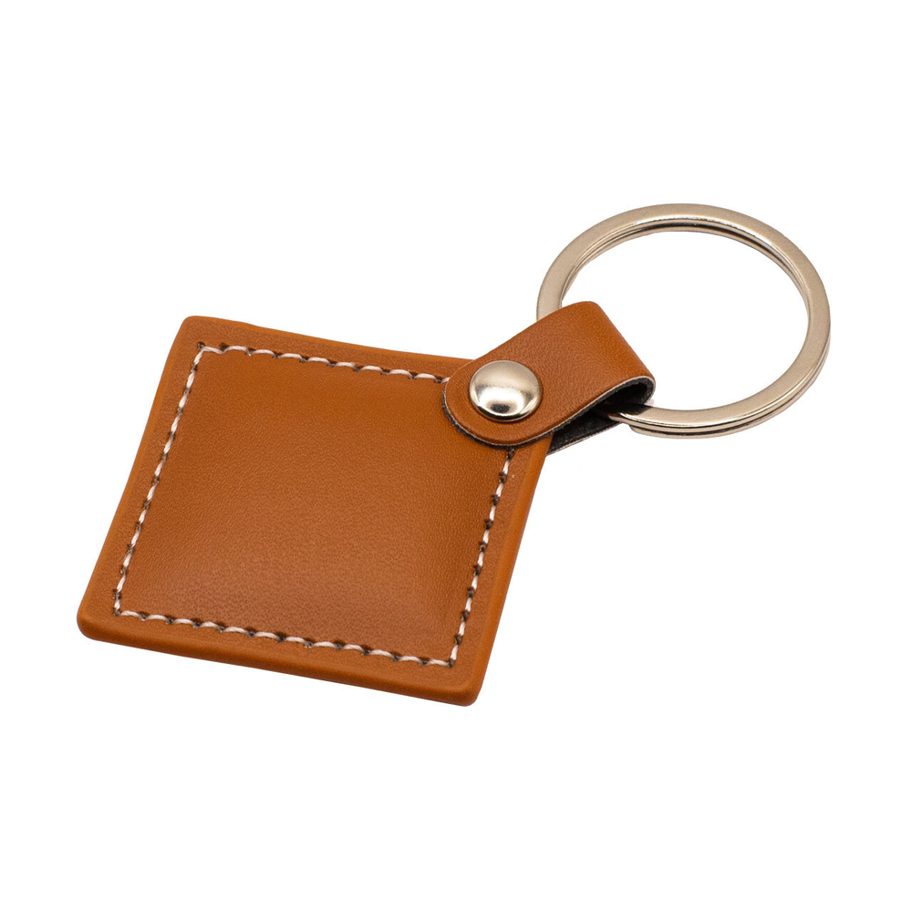Кожаный RFID брелок MIFARE “STANDART” КОРИЧНЕВЫЙ