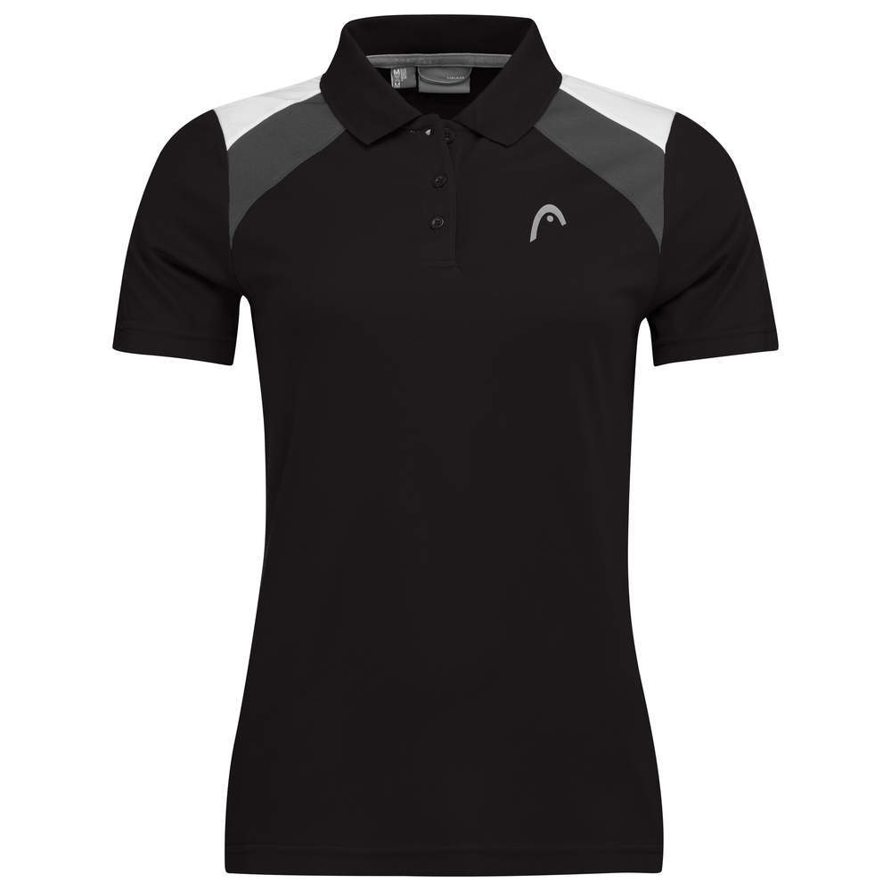 Женское поло Head Club 22 Tech Polo Shirt W - black