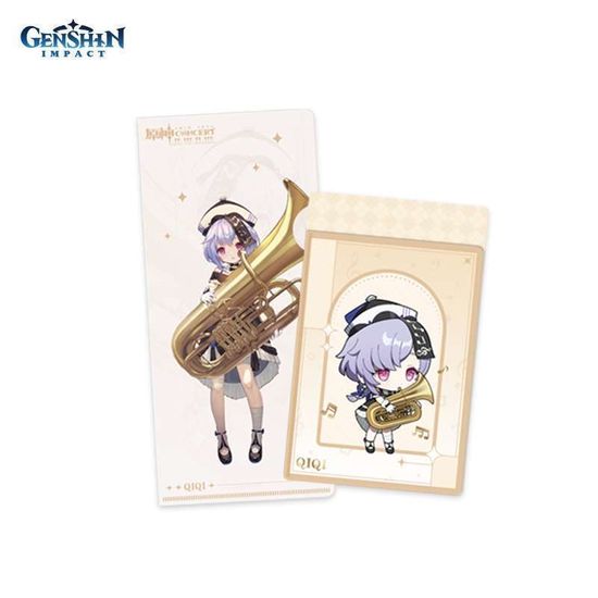 Набор Карточка, Конверт Genshin Concert Melodies of an Endless Journey Ticket Holder Qiqi 6974696610253