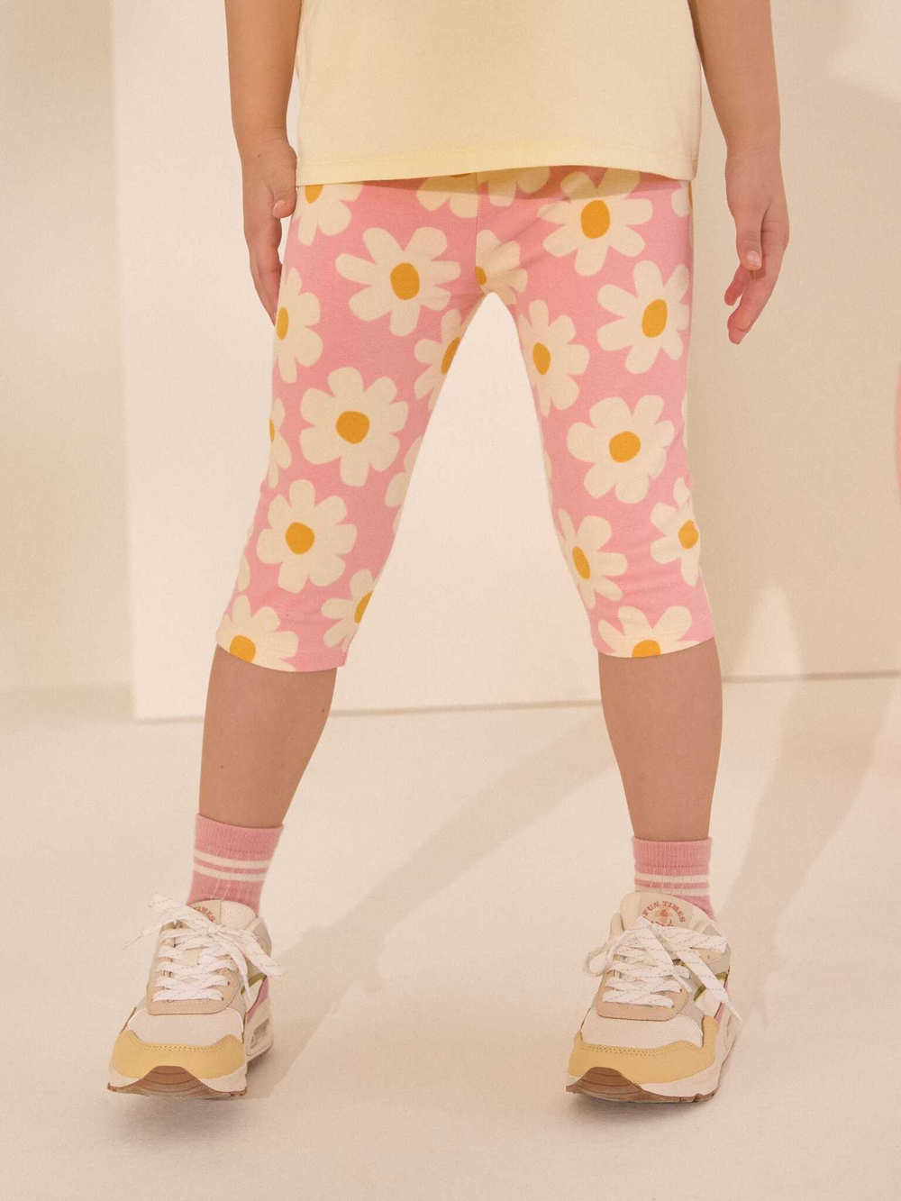 Легинсы укороченные для девочки Next AH9-730, Розовый