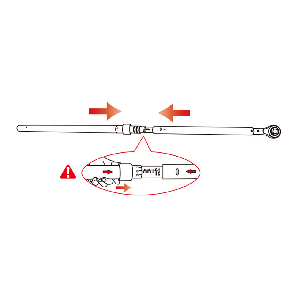 KING TONY (34862-3FF) Динамометрический ключ серии "EXACT", 1", 500-2500 Нм, для левой и правой резьбы, кейс