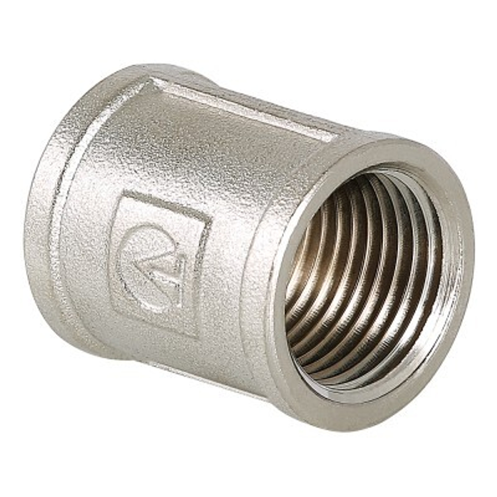 Муфта никелированная соединительная Valtec 1 1/2*