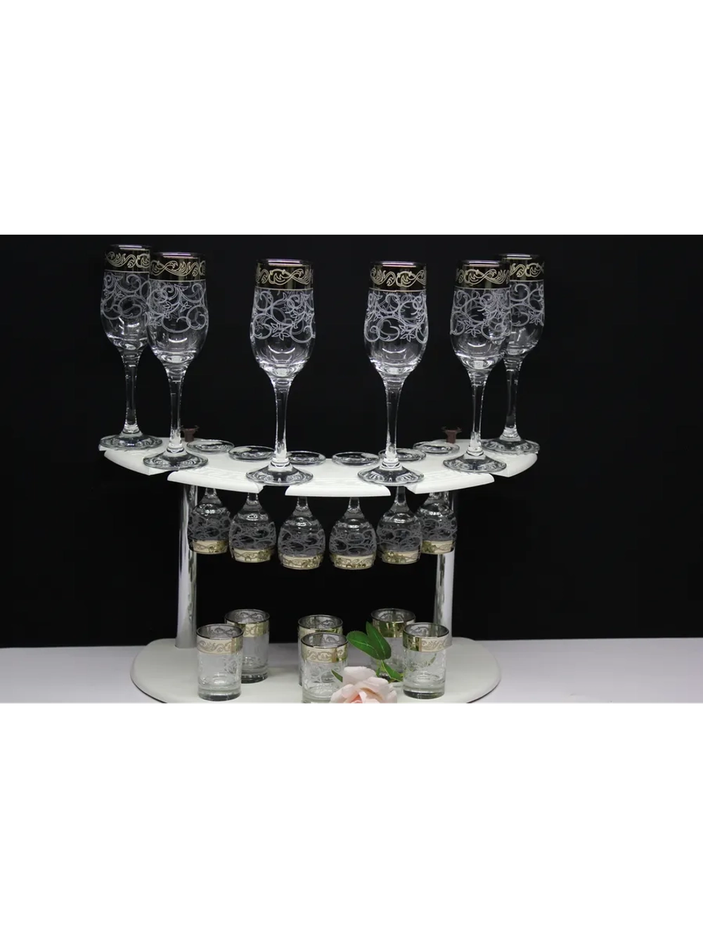 Барный набор 18 предметный с Бокалом