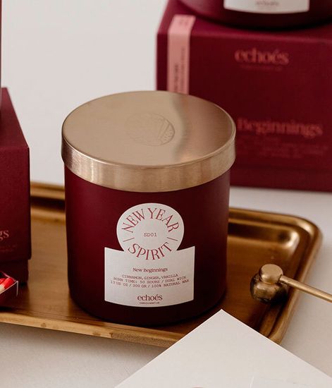 New Year Spirit, свеча New Beginnings collection, Echoes