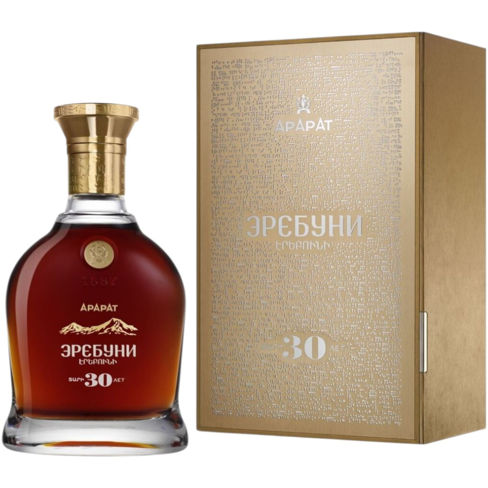 Коньяк Ararat Эребуни 30 Y.O. 0,7 л. В подарочной коробке