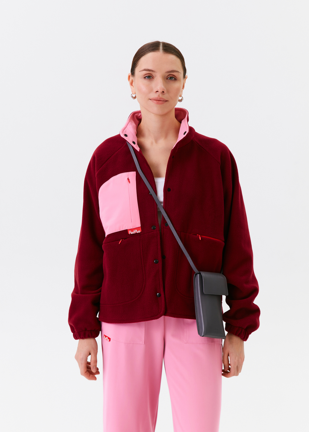 Куртка медицинская женская Аттакай, бордо