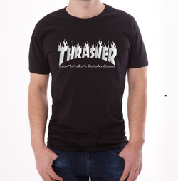 Светоотражающая наклейка на одежду THRASHER для скейтбордистов