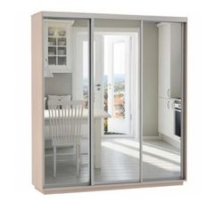 Шкаф-купе "Экспресс Экспенс Трио" (дуб молочный) 2200х1800, МК Е1, г. Белореченск