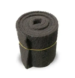 Скотч-брайт 1 м Ultra Fine P1500 темно-серый RoxelPro Шлифовальный войлок