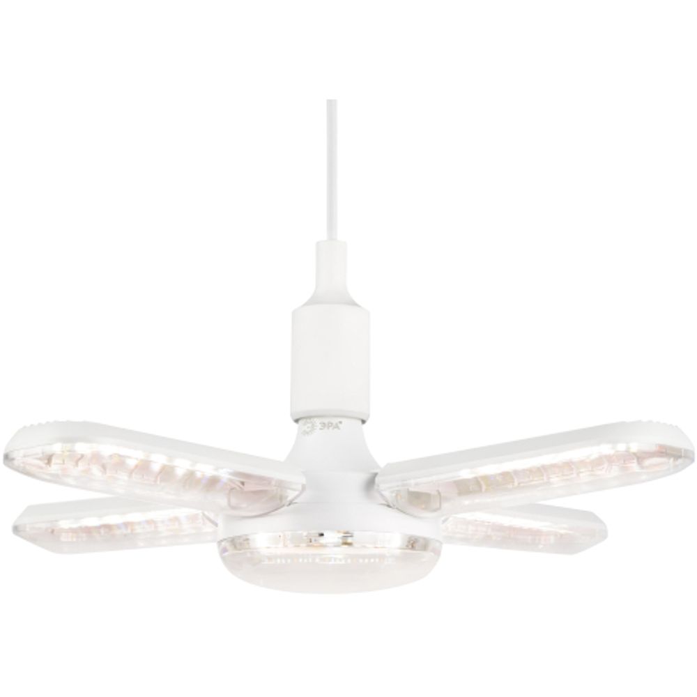 Фитолампа для растений светодиодная ЭРА GREEN LINE ФИТО-65W-PFR-E27-GR 5-ти лепестковая полного спектра 65 Вт Е27 | Фитолампы Е27