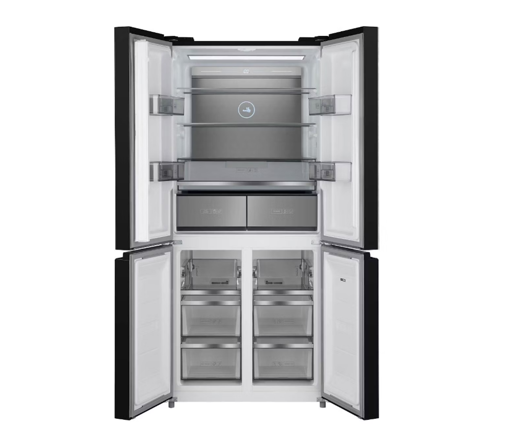 Холодильник (Side-by-Side) Weissgauff WCD 590 NoFrost Inverter Premium EcoFresh Dark Inox (q)