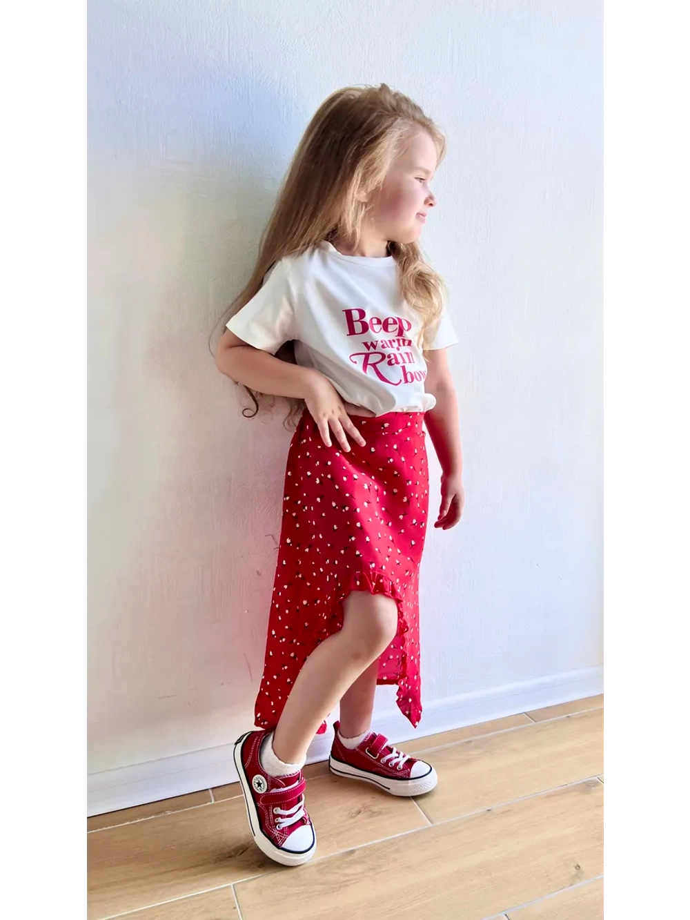 Костюм футболка с юбкой