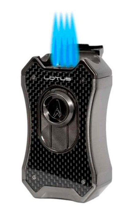Зажигалка Lotus Emperor Black Perforated & Black Настольня T9000