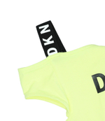 футболка fancy DKNY Kids - лимонный(D35R44)