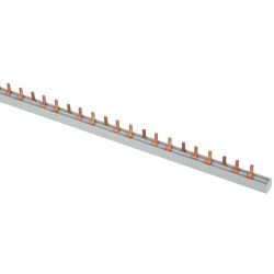 Шина соединительная ЭРА NO-224-610 PIN штырь 3Р 63А 1 метр 54 модуля
