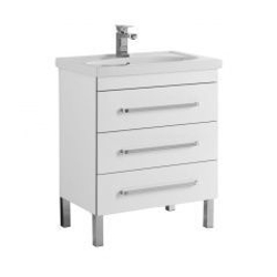 Тумба с раковиной Aquanet Сиена 70 белый (напольный 3 ящика)