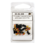 Мормышка "Столбик" с коронкой + подвеска (3мм, 0.7гр)