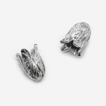 Подвеска с продольным отверстием "Бутон" 16,5*12мм, латунь, родирование