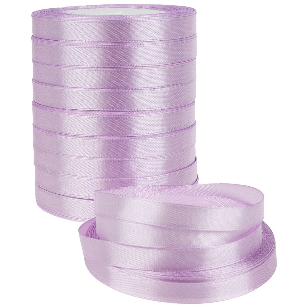 Лента атласная 1,2см*22,85м СИРЕНЕВЫЙ