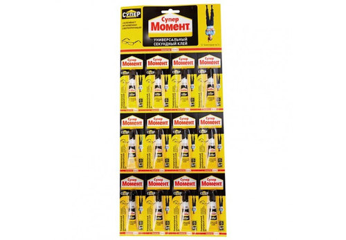Клей секундный Момент-Супер  3г уп 12шт.