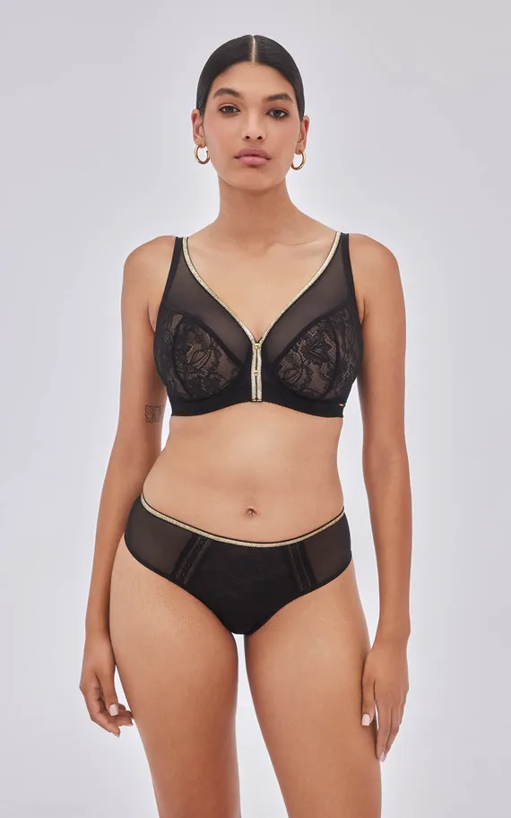 Бюстгальтер Chiara M Bralette Black-Gold