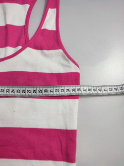 Майка Concept Club в розово-белую полоску 48 размер