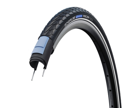 Покрышка 28x1.20 700x30C (30-622) 05-11100291 MARATHON RACER Perf,RaceGuard,B/B-SK+RT(светоотр пол) HS429 SpC 67EPI(4,5-7 Bar) SCHWALBE