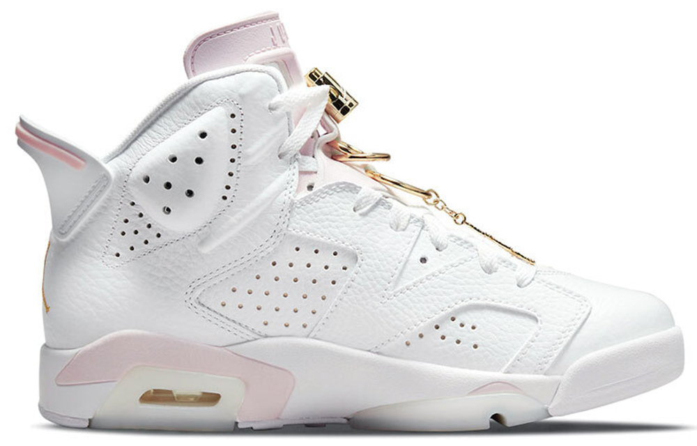 Кроссовки Jordan Air Jordan 6 Retro "Gold Hoops" (Женская размерная сетка)