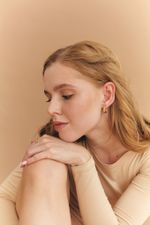 Серьги Lite, позолота