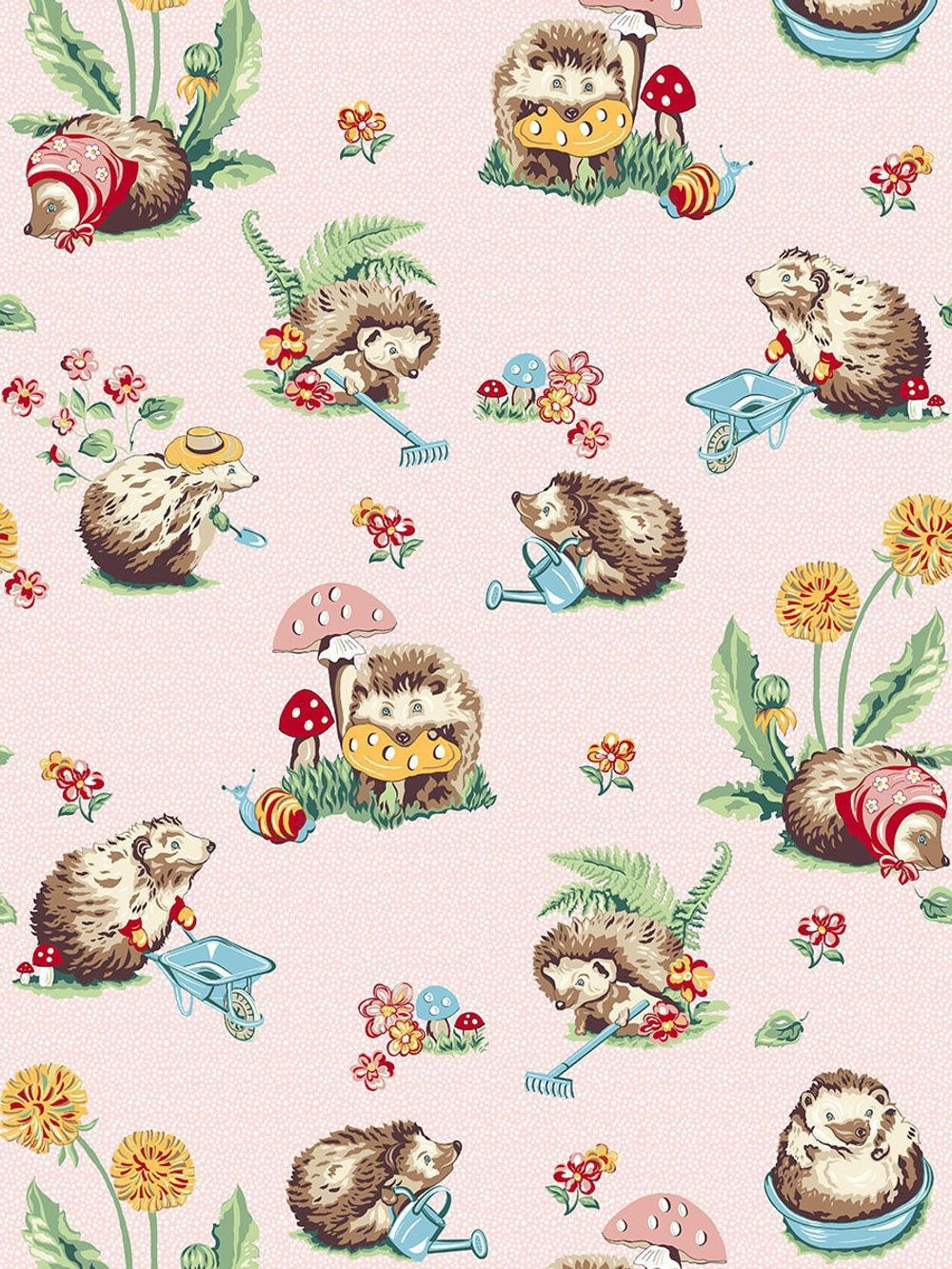 Простынь Сказка "Ёжики" 150х215 см, поплин