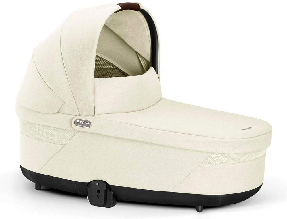 Коляска Cybex Balios S Lux TPE 2025 Cloud G i-Size Lava Grey 3 в 1 Seashell Beige с дождевиками