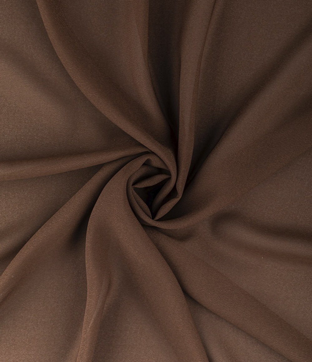 Тюль Legrand Вуаль шелк шоколад с утяжелителем