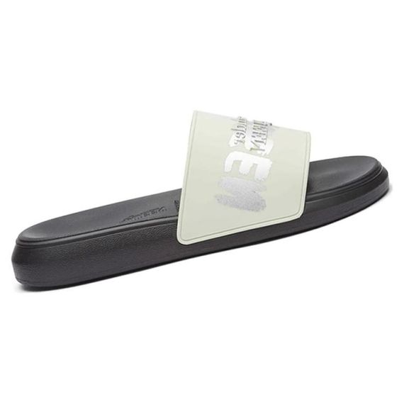 Alexander McQueen Flip Flop 'Silver Black'