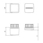 Ручка поворотная BK6.K.EL.Q27 SSG-39 сатин.золото