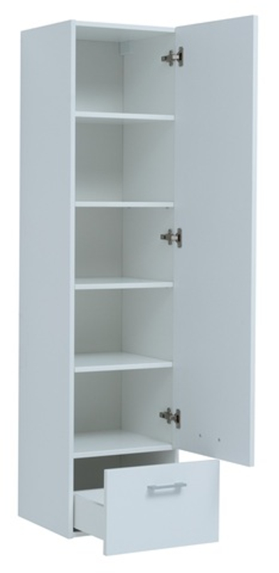 Шкаф-пенал для ванной Aquanet Нота 40 белый