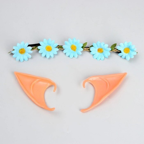 Карнавальный набор «Эльфийка», венок, уши