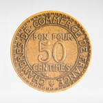 France, 50 Centimes 1928 - Chambers of Commerce, VF