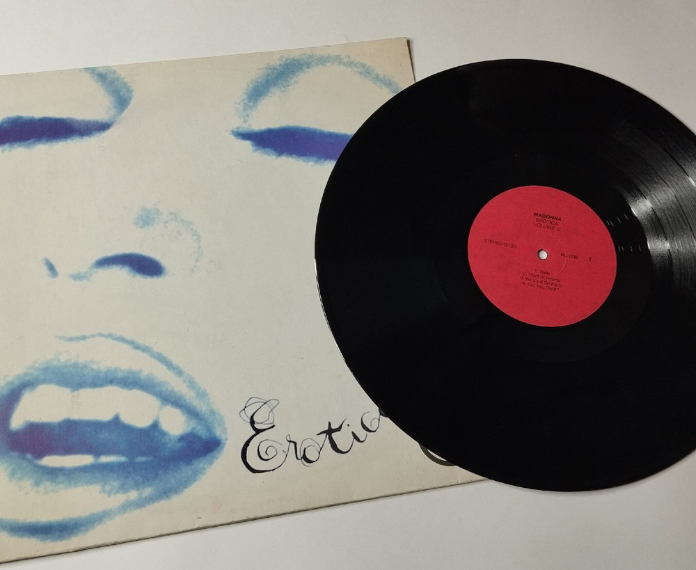 Винтажная виниловая пластинка LP Madonna Erotica, Volume 2 (Россия 1993) In This Life