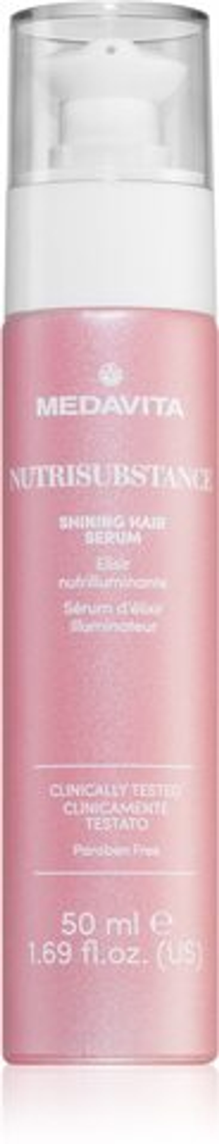 Medavita Nutrisubstance Shining Hair Serum - сыворотка для волос для укрепления волос и придания им большего блеска /   50  ml  / GTIN 8033928004074