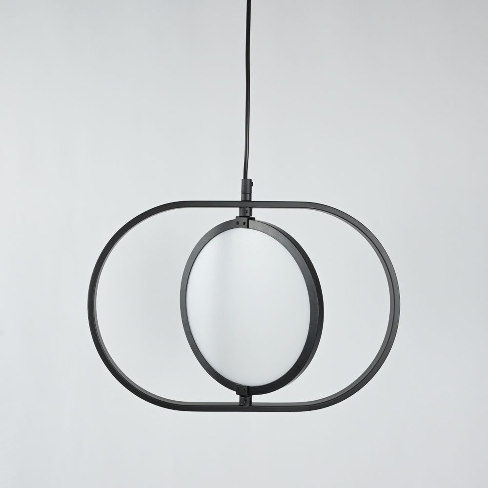 Подвесной светильник ARVET горизонтальный Черный