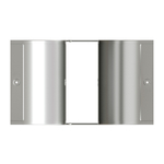 Крышка-ответвитель TS осн.600 H100 в комплекте с крепежными элементами исоединительными пластинами, необходимыми для монтажа, горячий цинк