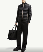 Пуховик Moncler Daniel короткий чёрный — оригинал из Италии