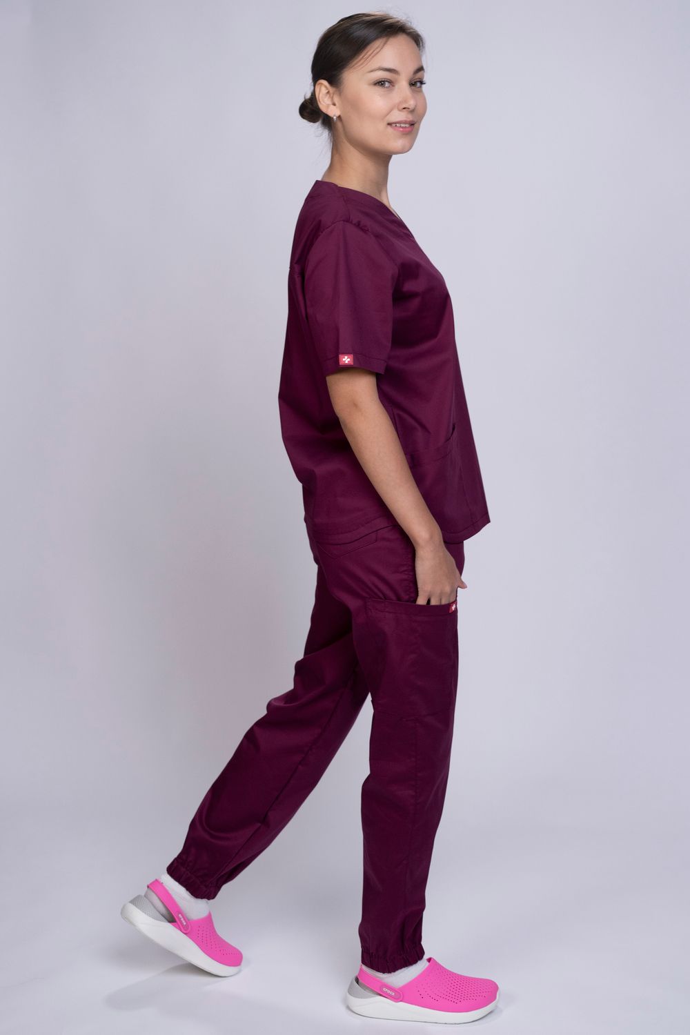 Топ женский MedicLine (Dark Magenta)