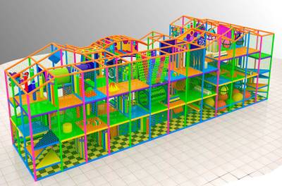 Детский игровой лабиринт «Мир Геометрических Загадок»